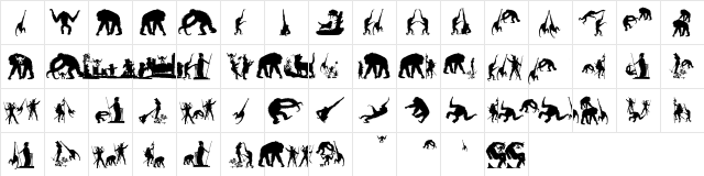 MKapishTwo Regular  glyph index