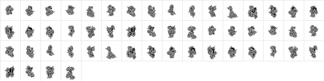 VTKS BEAUTY Regular  glyph index