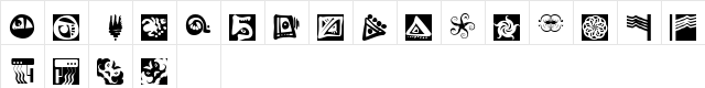 fts11 Regular  glyph index