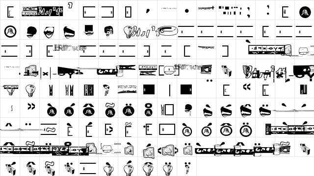 Mode 01  glyph index