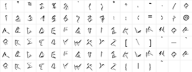 Handle 1 Regular  glyph index