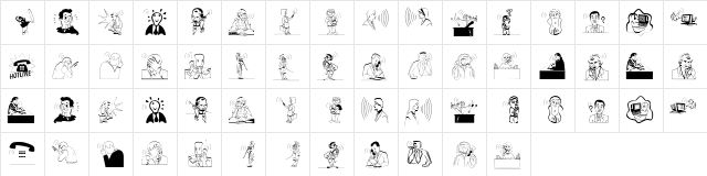 TeleCom Regular  glyph index