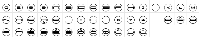 stefan_circle Regular  glyph index