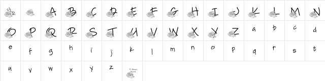 FL Valentine Regular  glyph index