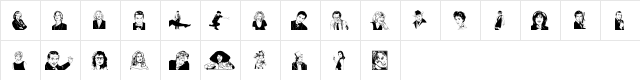 Tabloid Two Regular  glyph index
