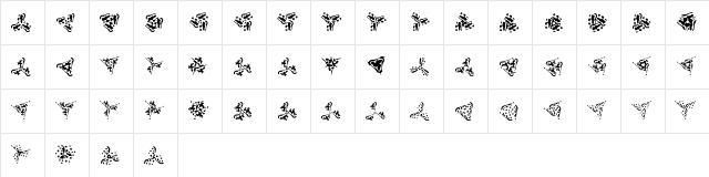 Trinsomnia Regular  glyph index