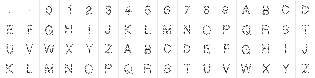 PWTribe Medium  glyph index