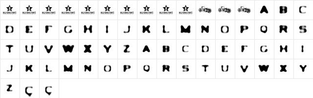 LEDLIGHT Regular  glyph index