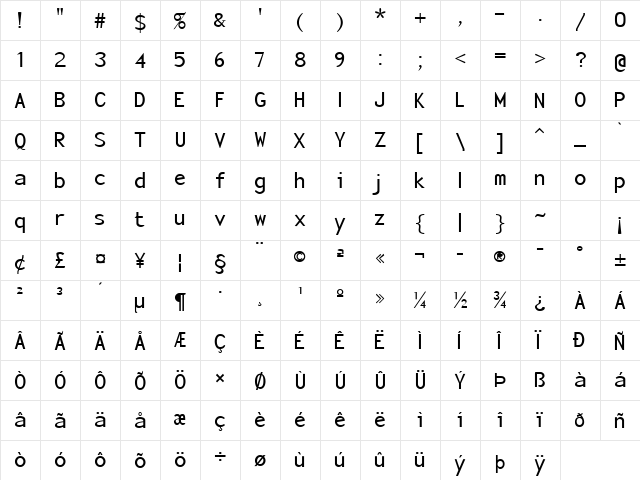 Sensor Normal  glyph index