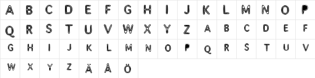 Assimilate Regular  glyph index