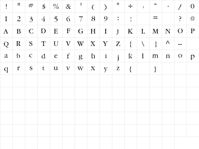 Disney Twilite Zone Tower of Terror Book  glyph index