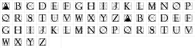 TypographerCapsSSK Regular  glyph index