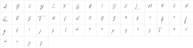 Arttifac Free Regular  glyph index