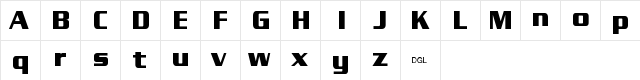 Enter Sansman - DGL (Trial) Bold  glyph index