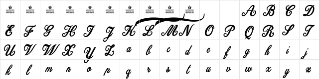 Dattermatter Personal Use Regular  glyph index