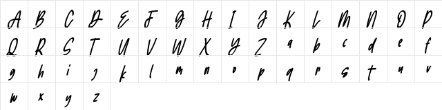 the Rolldes FREE Regular  glyph index