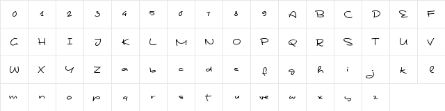 Shape Variable Script Regular  glyph index