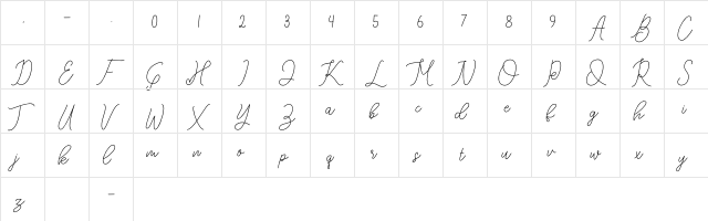 Brahmone Regular  glyph index