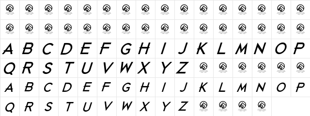 Just Die Already Black Italic  glyph index