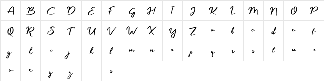 Manyland Free Regular  glyph index