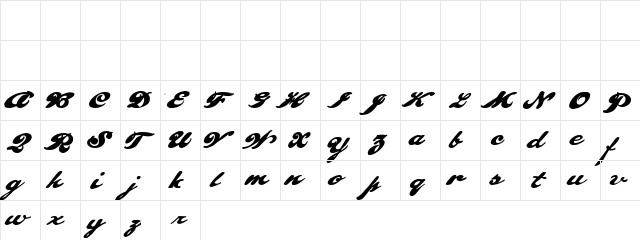 Pullman  Demo Regular  glyph index
