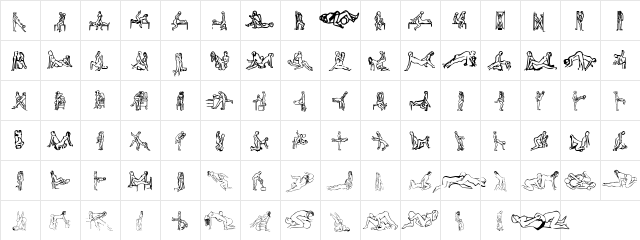 that luvin' feelin 1  glyph index