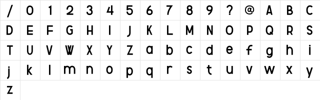 Monolog free  glyph index