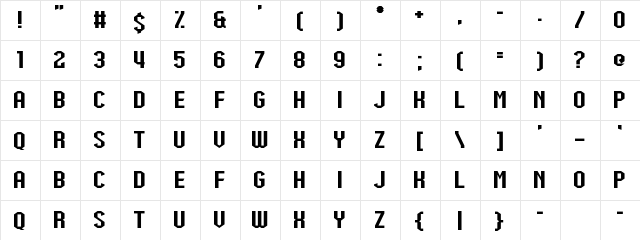Shock Mint Fund Regular  glyph index