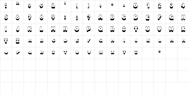 OodlesSCapsSSK Regular  glyph index