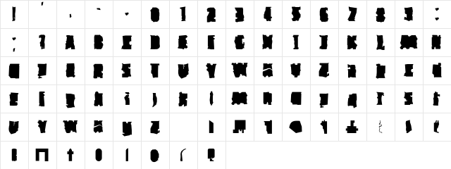 SMOG Medium  glyph index