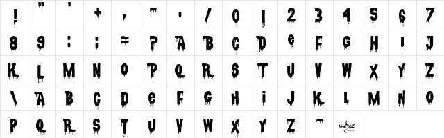 CSNPWDT NFI Regular  glyph index