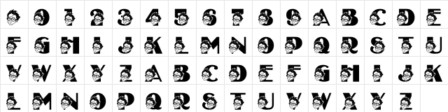 LMS The Sorcerer's Font Regular  glyph index