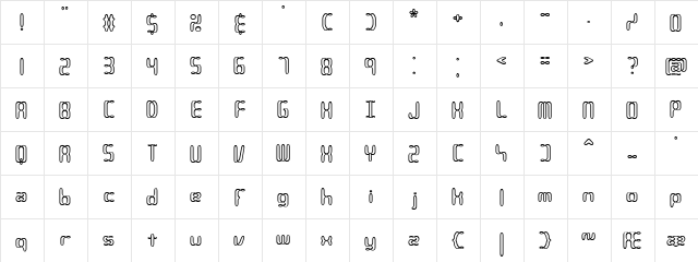 Compliant Confuse 2o (BRK) Normal  glyph index