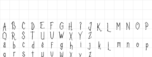 Silent Night Demo Regular  glyph index