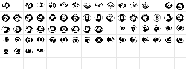 BrokentTradition Round  glyph index
