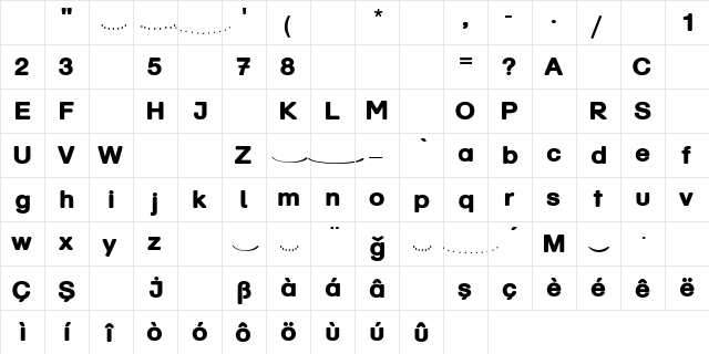 S&#56741tt Regular  glyph index