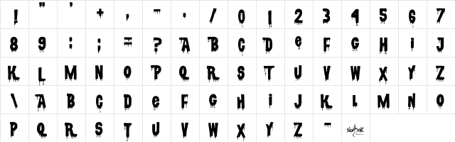 CSNPWDT NFI Regular  glyph index