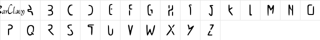 New Regular  glyph index