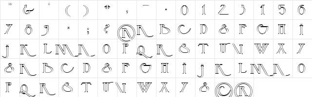 Backspace Outline Regular  glyph index