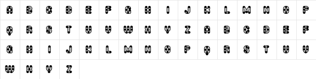 Furious Ride Spotty Book Regular  glyph index