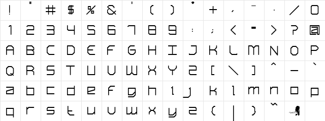SM_contextisM Bold  glyph index