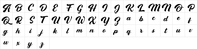 Onboard FREE Regular  glyph index