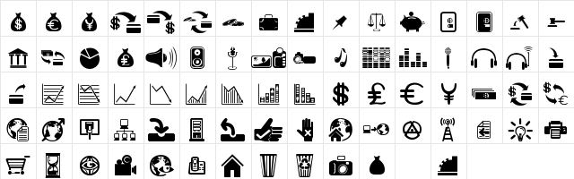 GADing4 Regular  glyph index