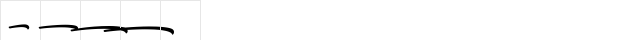 Samble Tracie_Swash Bold Bold  glyph index