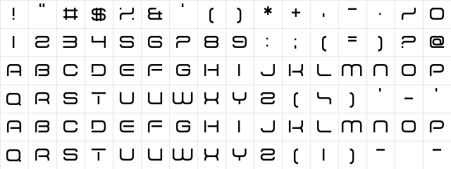 Development Hell Regular  glyph index