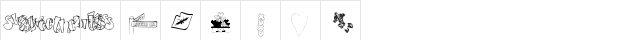 AEZ sweethearts Regular  glyph index