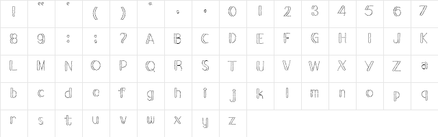 CIRCUIT HOUSE Regular  glyph index