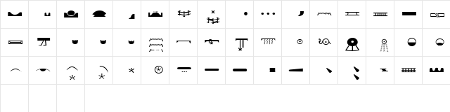 Imnn RB秵lier  glyph index