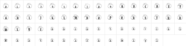 pf_tomato_mouse Regular  glyph index