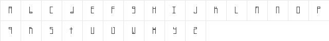 ROBO-TUSSIN Regular  glyph index